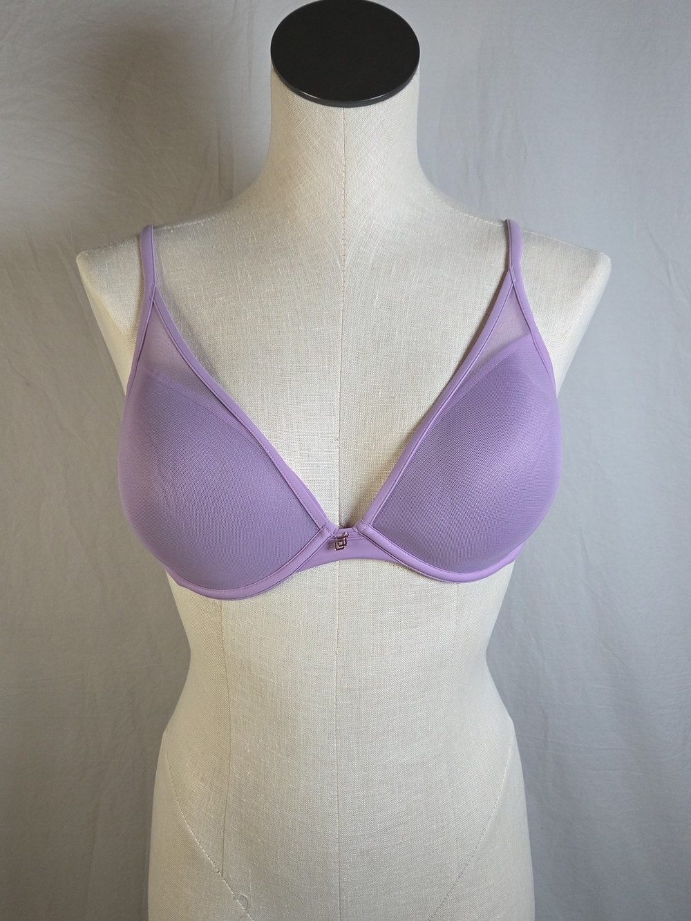 ThirdLove Purple 24/7 Classic Uplift Plunge Bra Size 36B 1/2 EUC